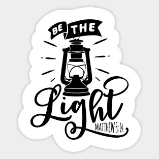 Be the light Sticker